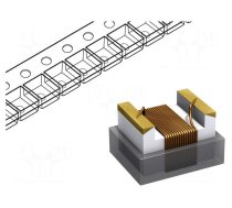 Inductor: wire | SMD | 1210 | 820nH | 350mA | 1.93Ω | Q: 45 | ftest: 25MHz