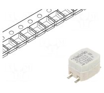 Inductor: common mode | SMD | 11uH | 500mA | 80mΩ | ±30% | 7.1x6x5.2mm