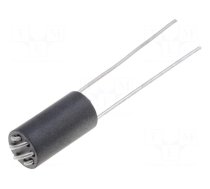 Inductor: ferrite | Number of coil turns: 4 | Imp.@ 25MHz: 754Ω