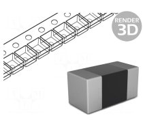 Inductor: ferrite | SMD | 0603 | 10uH | 3mA | 1.85Ω | Q: 30 | ftest: 2MHz