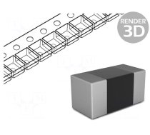 Varistor: ceramics | SMD | 0603 | 4VAC | 5.6VDC | 30A | 18V | 100mJ | 75W