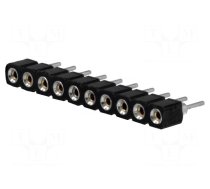 Connector: pin strips | socket | female | PIN: 10 | turned contacts