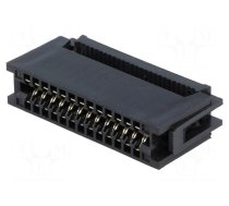 Connector: card edge | PIN: 26 | IDC | for ribbon cable | 1.27mm