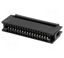 Connector: card edge | PIN: 34 | IDC | for ribbon cable | 1.27mm