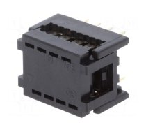 Connector: IDC | PIN: 8 | DIL 7,62mm,transition | IDC,THT | 1.27mm