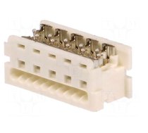 Plug | wire-board | female | PIN: 10 | 1.27mm | IDC | for ribbon cable