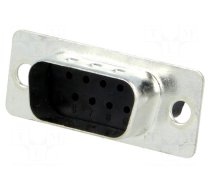D-Sub | PIN: 9 | plug | male | for cable | Type: w/o contacts | 5A | 250V