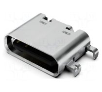 Connector: USB C | socket | SMT | PIN: 16 | horizontal | USB 2.0 | 5A