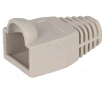 RJ45 plug boot | 6.5mm | grey