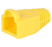 RJ45 plug boot | 6.5mm | yellow