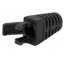 RJ45 plug boot | 6mm | black