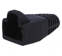 RJ45 plug boot | 6mm | black