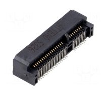 Connector: PCI Express mini | horizontal | SMT | gold-plated | PIN: 52