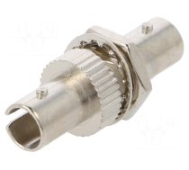 Connector: fiber optic | socket,coupler | ST | female | ways: 1