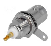 Socket | BNC | female | with long thread | soldering | Class: standard