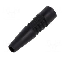 Strain relief | black | Application: BNC plugs | Øin: 2.6mm | L: 27mm