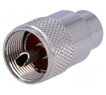 Connector: UHF (PL-259) | plug | male | straight | RG213 | for cable