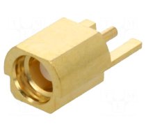 Connector: MMCX | socket | female | card edge | horizontal | SMT