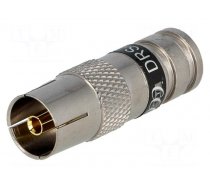 Plug | coaxial 9.5mm (IEC 169-2) | female | RG6 | compression