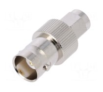 Adapter | BNC female,SMA male | Insulation: PTFE | 50Ω | straight