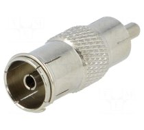 Adapter | coaxial 9.5mm socket,RCA plug