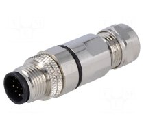 Plug | M12 | PIN: 12 | male | A code-DeviceNet / CANopen | for cable