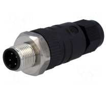 Plug | M12 | PIN: 4 | male | A code-DeviceNet / CANopen | for cable