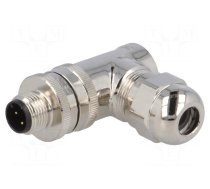 Plug | M12 | PIN: 4 | male | A code-DeviceNet / CANopen | for cable