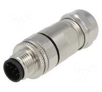 Plug | M12 | PIN: 8 | male | A code-DeviceNet / CANopen | for cable