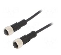 Cable: for sensors/automation | PIN: 5 | M12-M12 | 1m | plug | plug | 60V