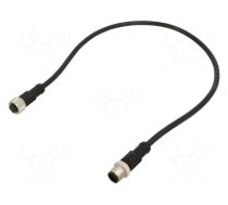 Cable: for sensors/automation | PIN: 8 | M12-M12 | 0.5m | plug | plug