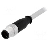 Plug | M12 | PIN: 8 | male | A code-DeviceNet / CANopen | 0.5m | straight