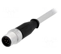 Connector: M12 | plug | PIN: 8 | male | A code-DeviceNet / CANopen