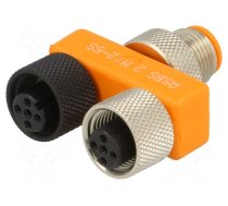 T adapter | M12 male,M12 female x2 | A code-DeviceNet / CANopen