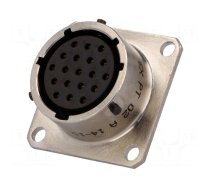 Connector: circular | socket | PIN: 19 | female | soldering | PT/451