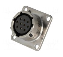 Connector: circular | socket | PIN: 10 | female | soldering | PT/451