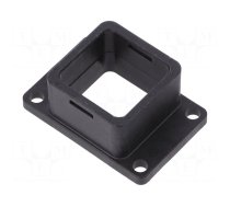 Socket cover | VerIO™ | flange (4 holes),for panel mounting