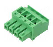 Pluggable terminal block | 3.81mm | ways: 4 | angled 90° | plug | 1mm2