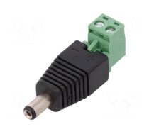 Transition: adapter | 5.5/2.1mm | 5.5mm | 2.1mm | screw terminal