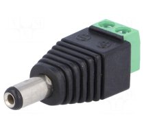 Transition: adapter | 5.5/2.1mm | 5.5mm | 2.1mm | screw terminal