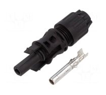 Connector: solar | female | straight | 4÷6mm2 | crimped | photovoltaics