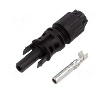 Connector: solar | female | straight | 4÷6mm2 | crimped | photovoltaics