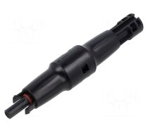 Connector: solar | female | straight | 4÷6mm2 | crimped | photovoltaics