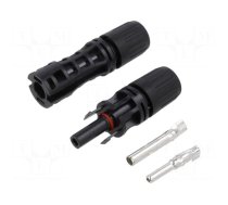 Connector: solar | male + female | 2.5÷10mm2 | socket,plug | -40÷85°C