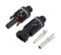 Connector: solar | male + female | 2.5÷6mm2 | socket,plug | -40÷85°C