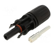 Connector: solar | male + female | straight | 6÷10mm2 | with contacts