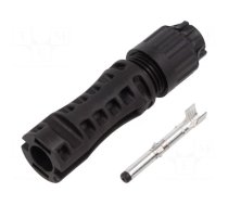 Connector: solar | male | straight | 4÷6mm2 | crimped | photovoltaics