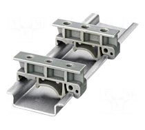 Rail adapter | Width: 10mm | TS32,TS35 | Thread: M3