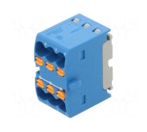 Splice terminal: distribution block | 1.5mm2 | ways: 1 | terminals: 6