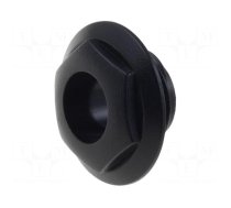 Nut with external thread | S4 series Jack sockets | black | S4